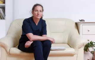 Dr. med Iva Kirac, spec. kirurške onkologije i abdominalne kirurgije na Klinici za tumore, KBC Sestre milosrdnice, Fotografija: Darko Tomaš/Cropix